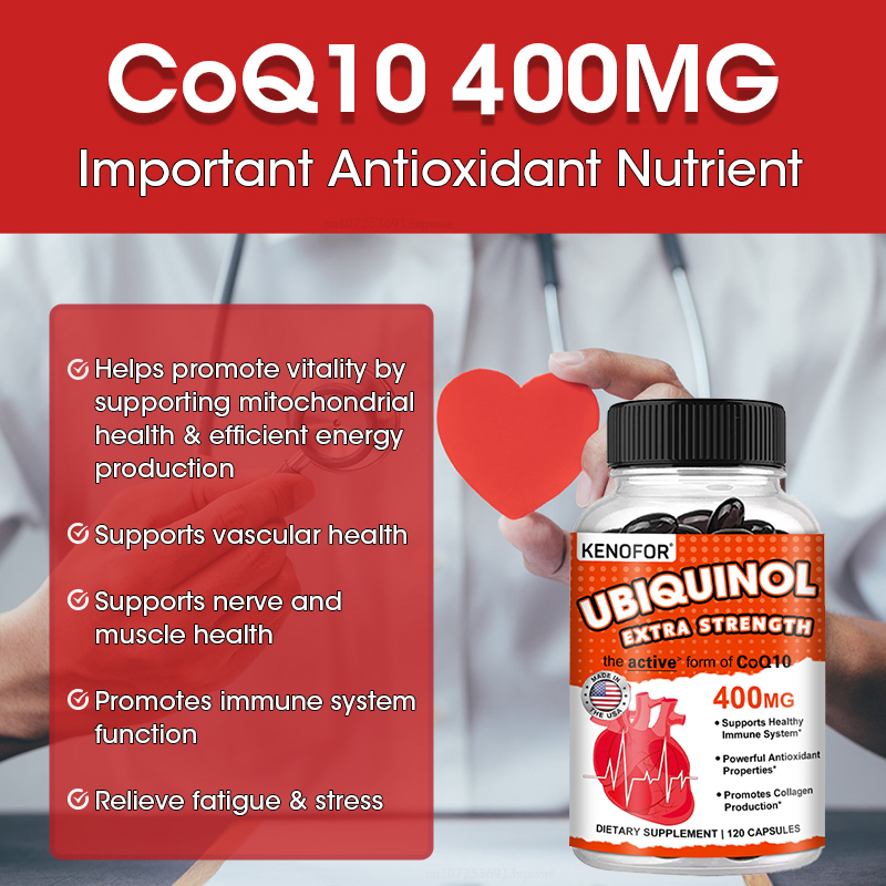 KENOFOR Ubiquinol CoQ10 400 mg - Coq10 Ubiquinol Softgel review and price
